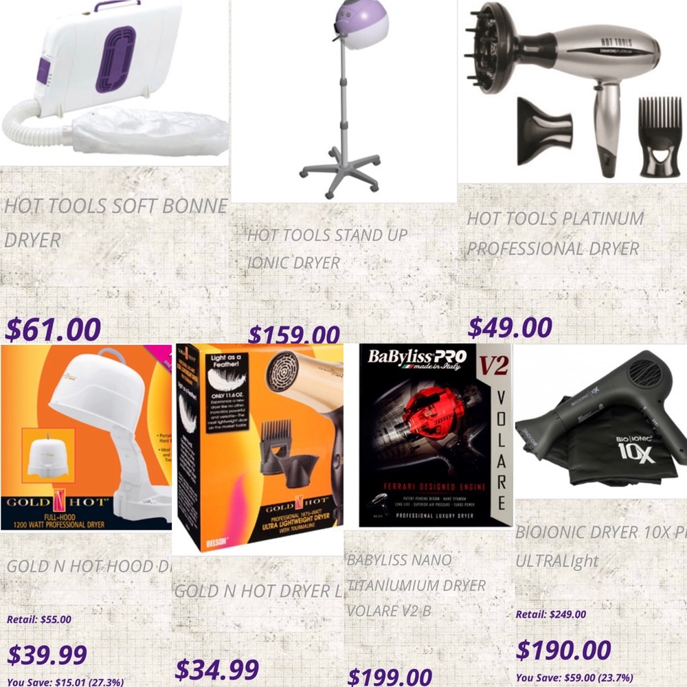 Blow dryers